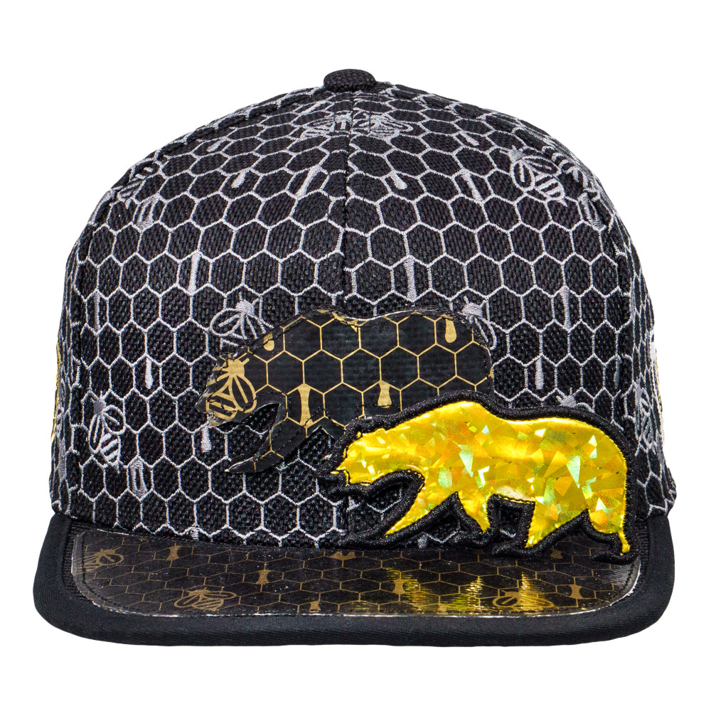 16th Anniversary Honeycomb Black Fitted Hat