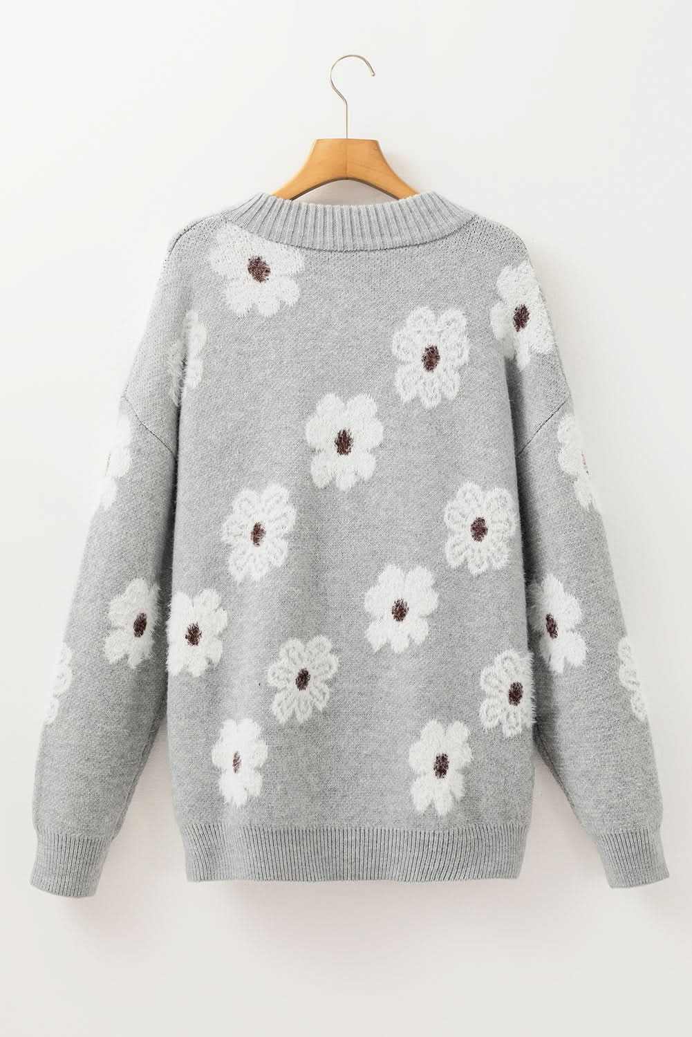 Love Salve Plus Size Embroidered Sweater — Cozy Winter Essential