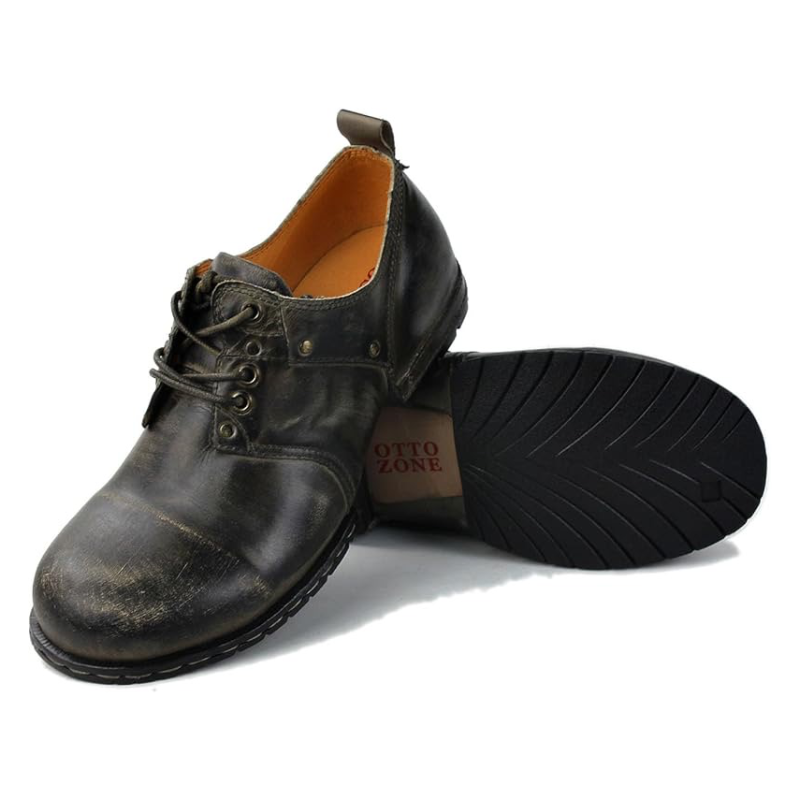 Botines Chukka Retro de Cuero para Hombre OS-6015-1-Retro-Style-R