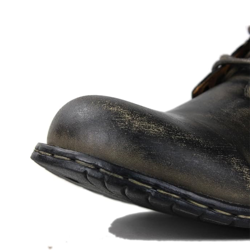 Botines Chukka Retro de Cuero para Hombre OS-6015-1-Retro-Style-R
