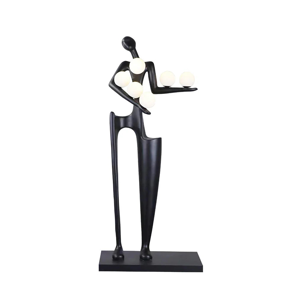 Lámpara de pie Escultura Figura de Bienvenida