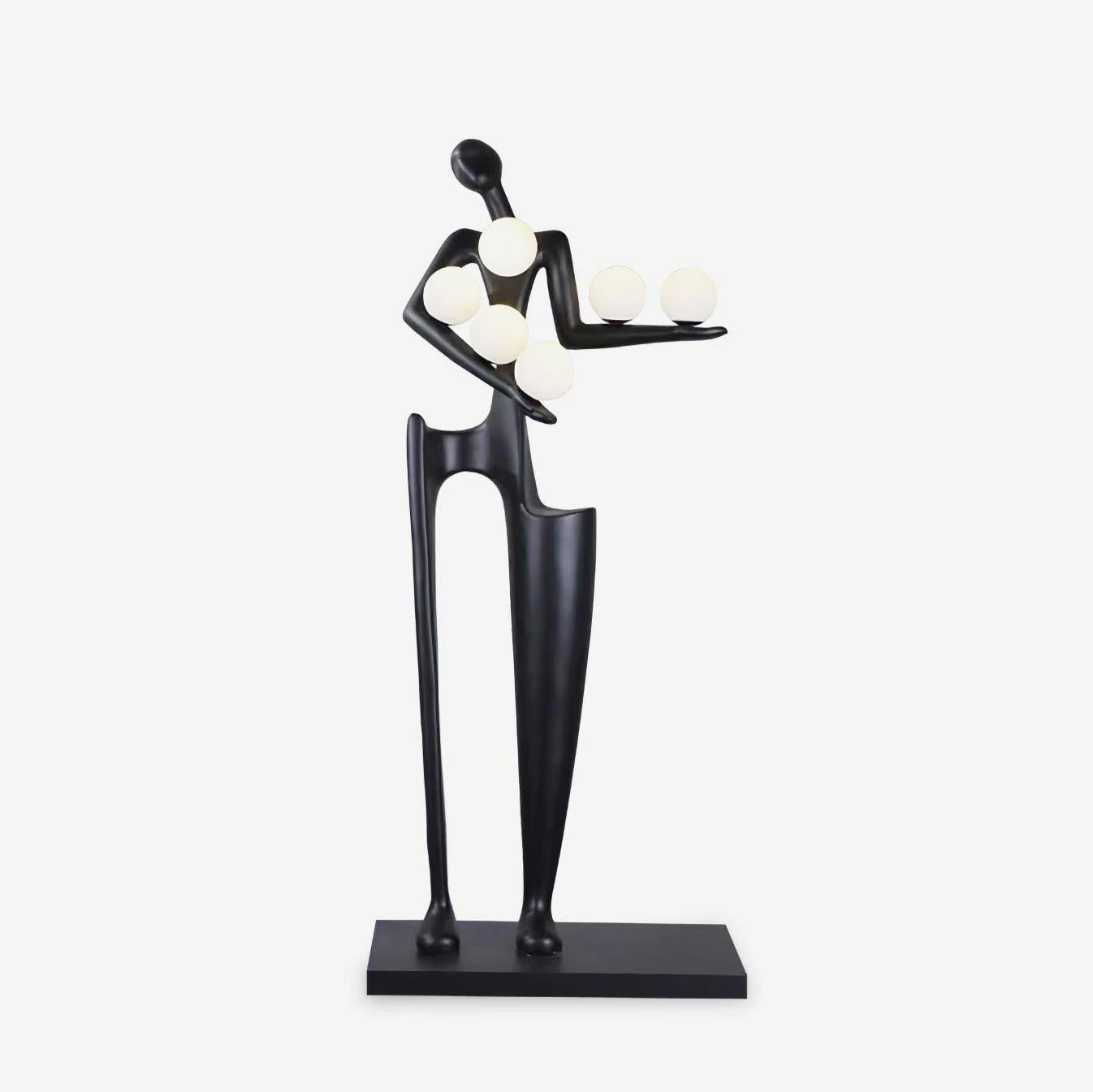 Lámpara de pie Escultura Figura de Bienvenida
