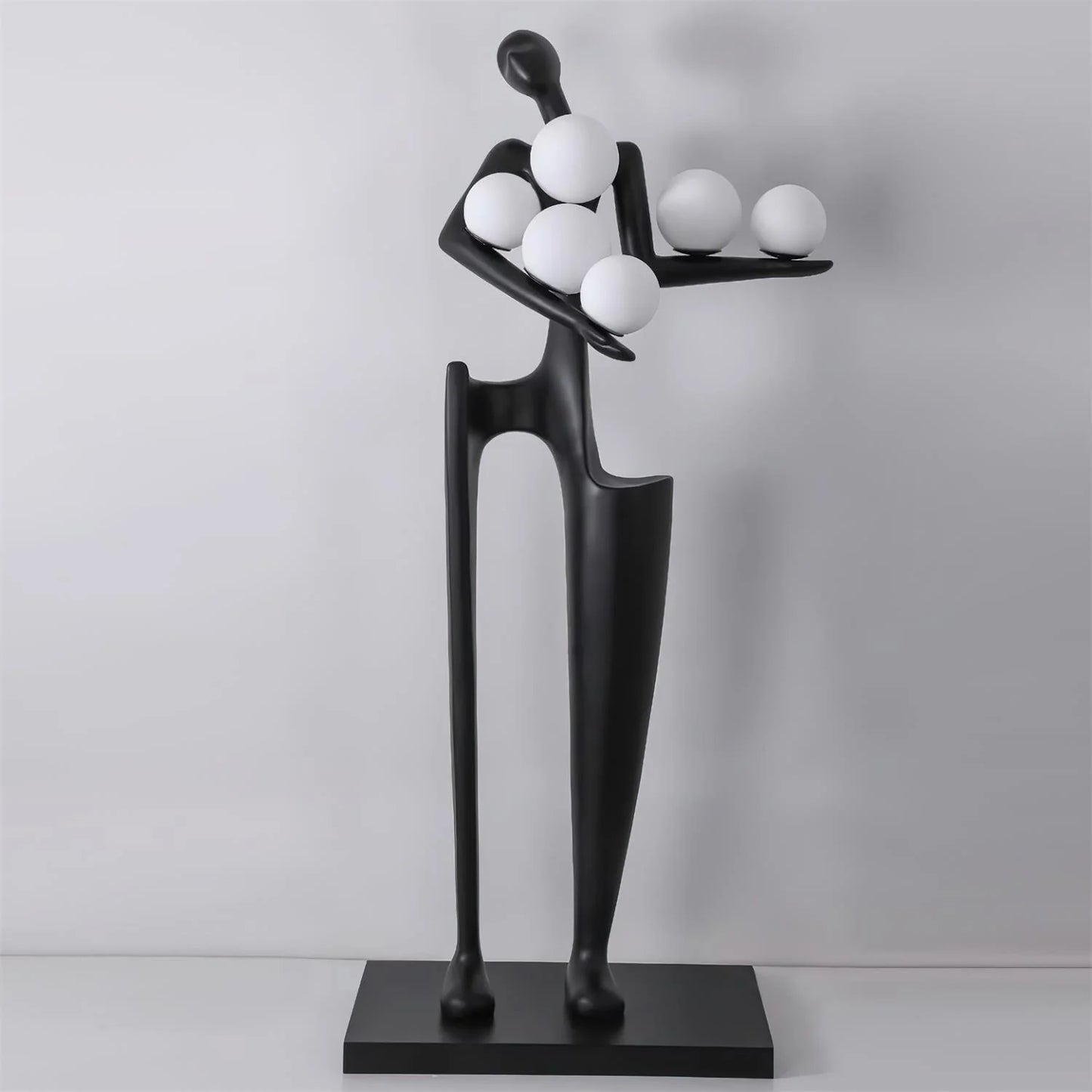 Lámpara de pie Escultura Figura de Bienvenida