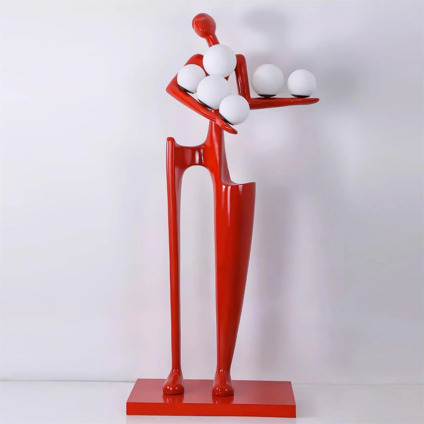 Lámpara de pie Escultura Figura de Bienvenida