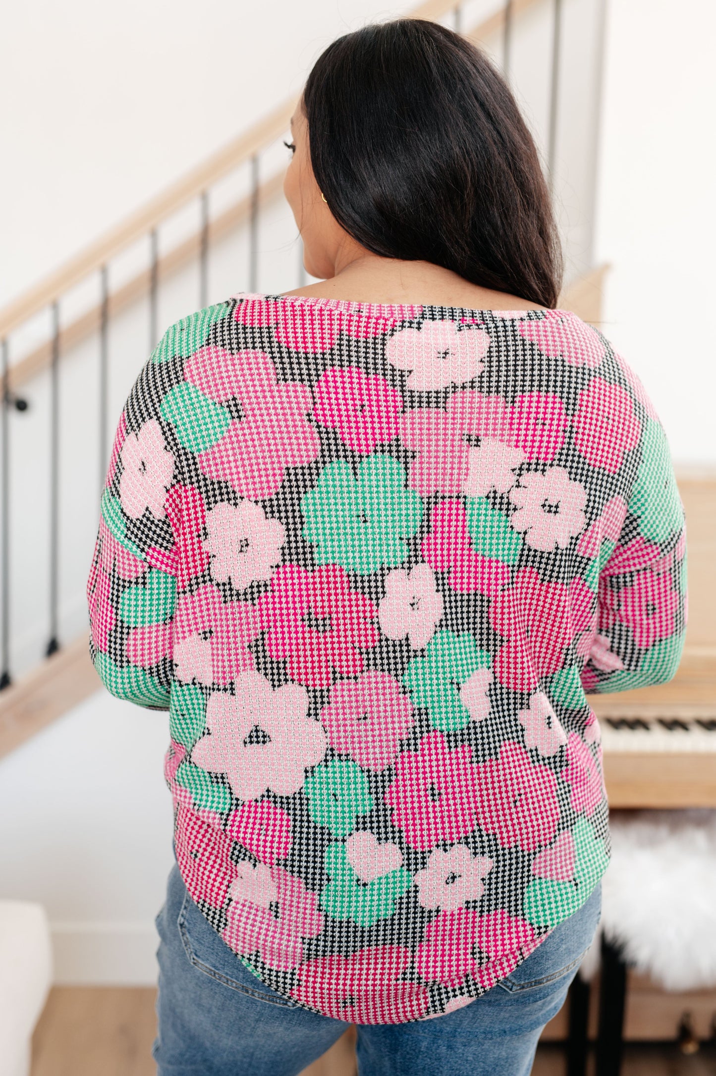 Top floral para chat grupal