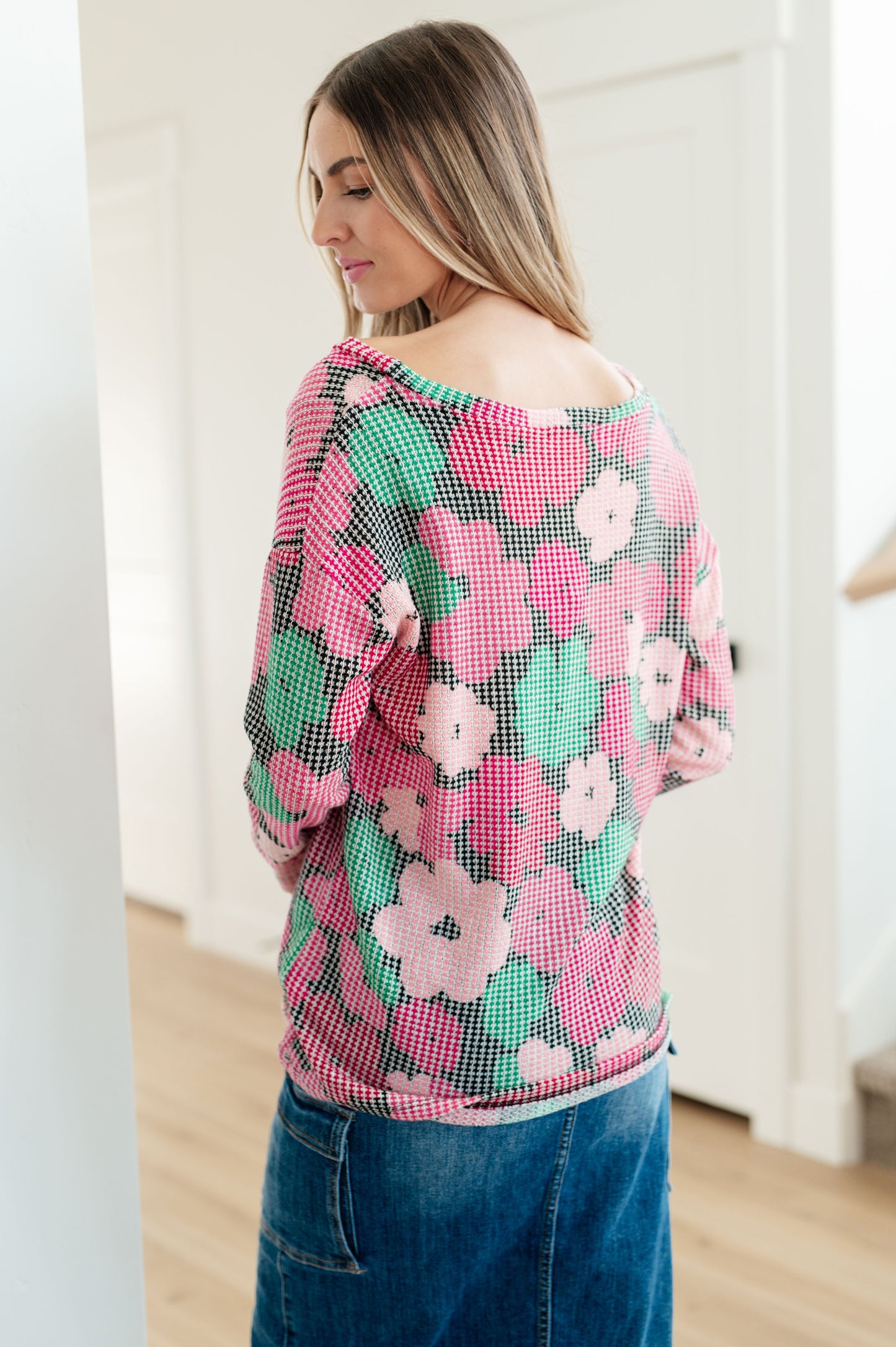Top floral para chat grupal