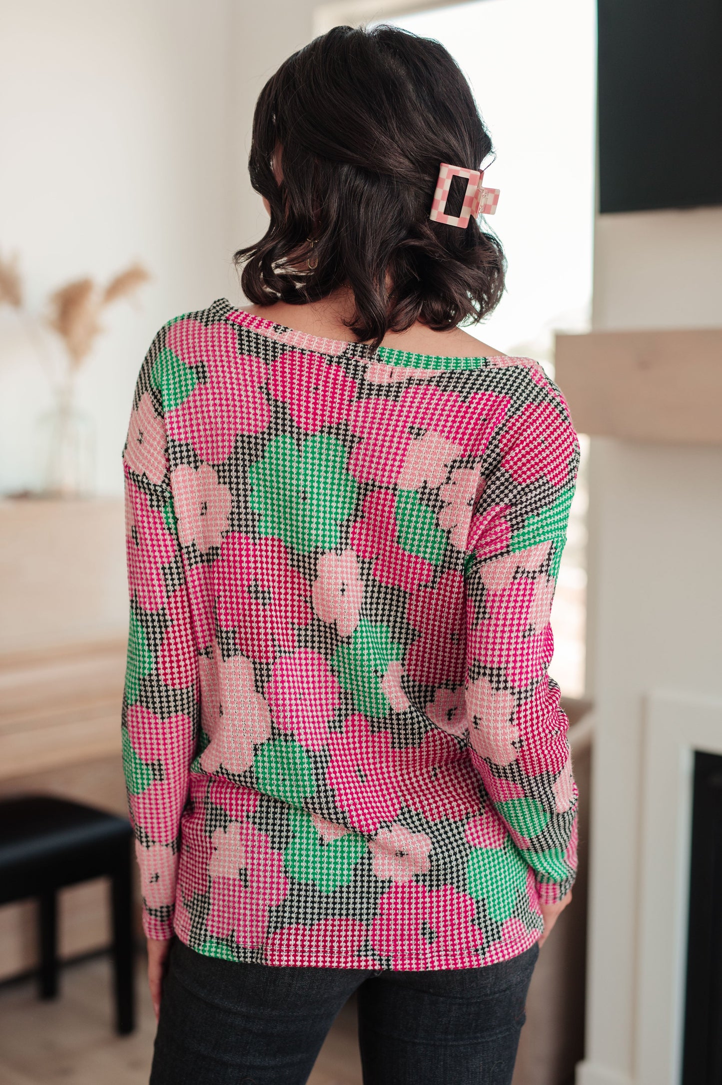 Top floral para chat grupal