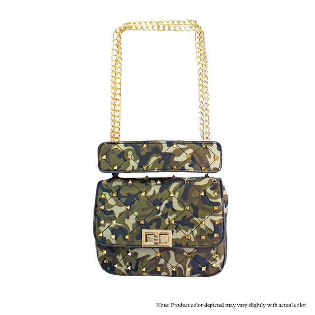 Bandolera Camuflada con Tachuelas