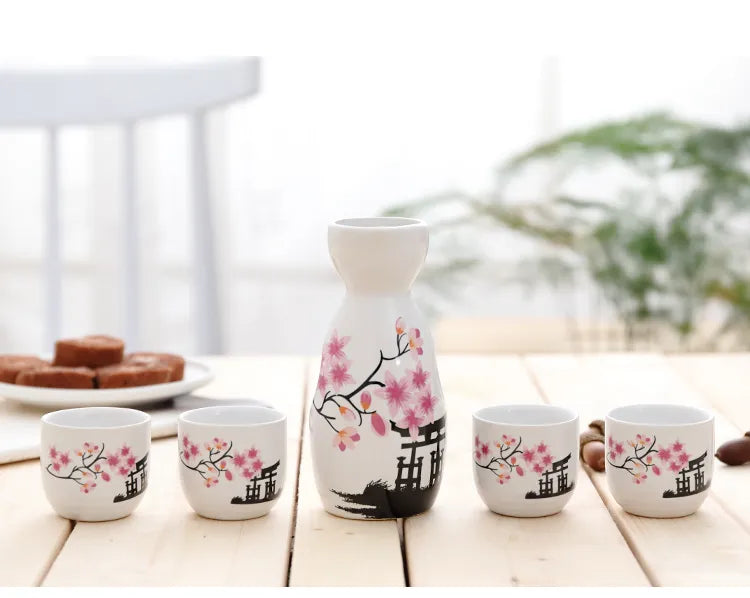 Juego de sake de cerámica