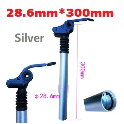 Electric Folding Bike E-Bike Shock Seatpost 25.4mm 27.2mm 28.6mm 31.8mm 33.9mm Bicycle Folding Flipped Shock Absorber Seat Post