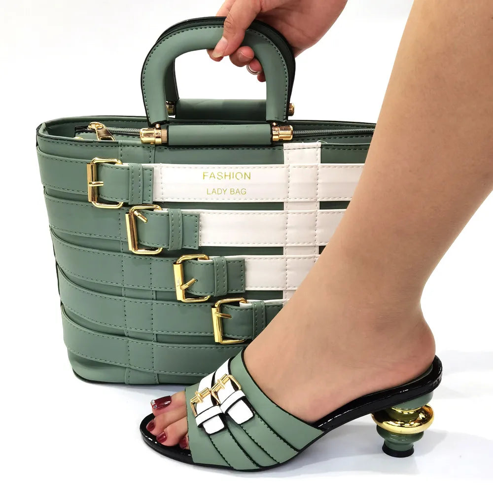 Zapatos y bolsos italianos a juego HOP1-25