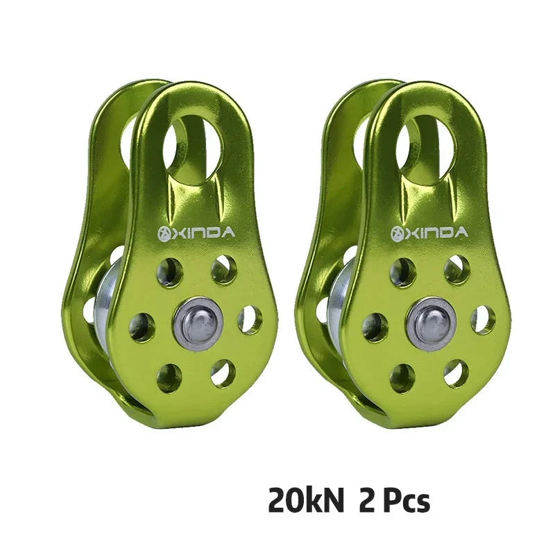 High-Altitude Traverse Pulley for Safe and Efficient Hauling