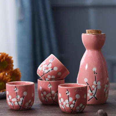 Juego de sake de cerámica