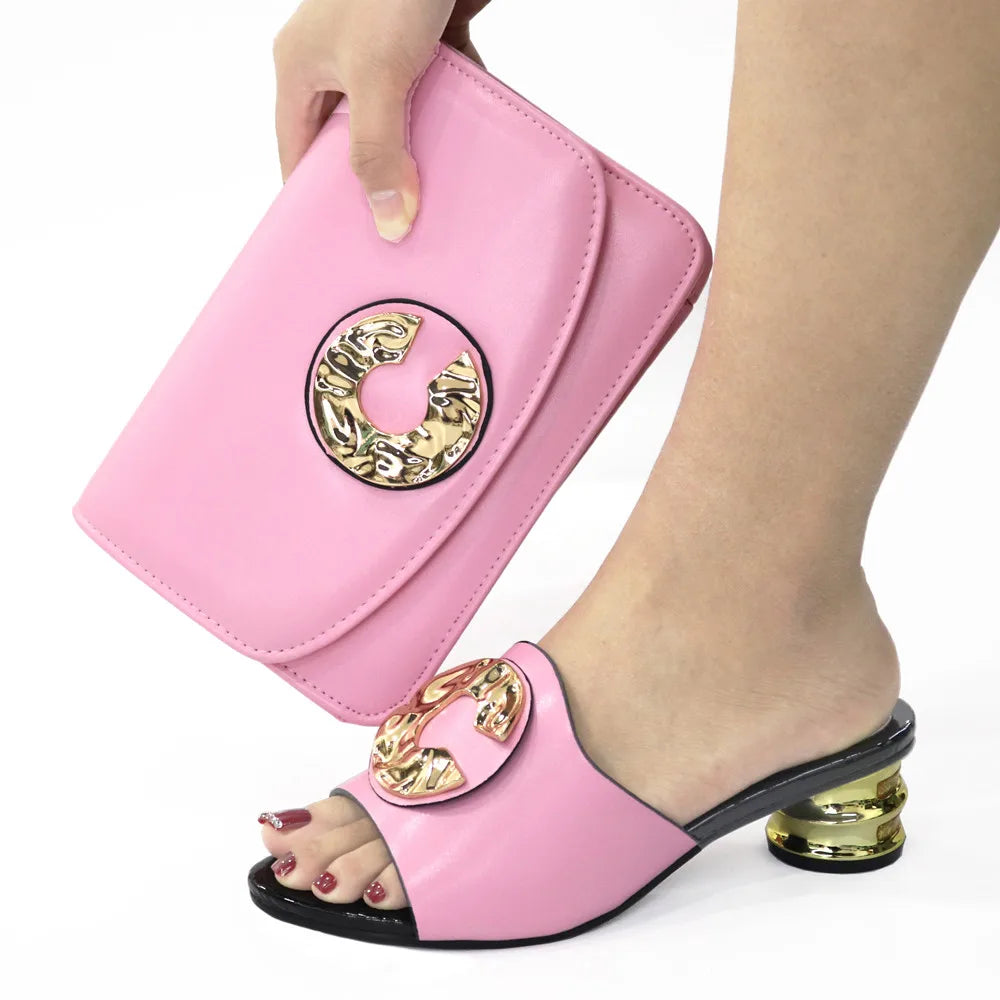 Set de Zapatos y Bolso de Novia Recién Llegados HCG1-6