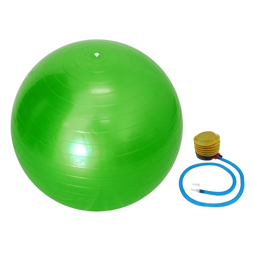 Pelota de yoga deportiva a prueba de explosiones de 55 cm con bomba, pelota suiza de equilibrio, estabilidad para gimnasio, fitness, pilates, ejercicio, masaje