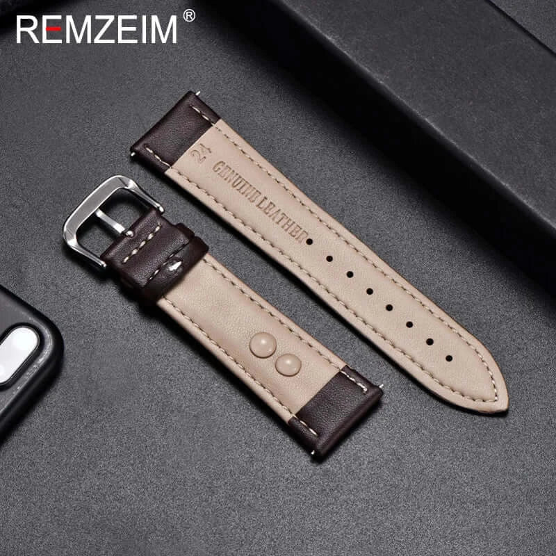 Ticwatch Leather Band - Durable Classic Design for Style