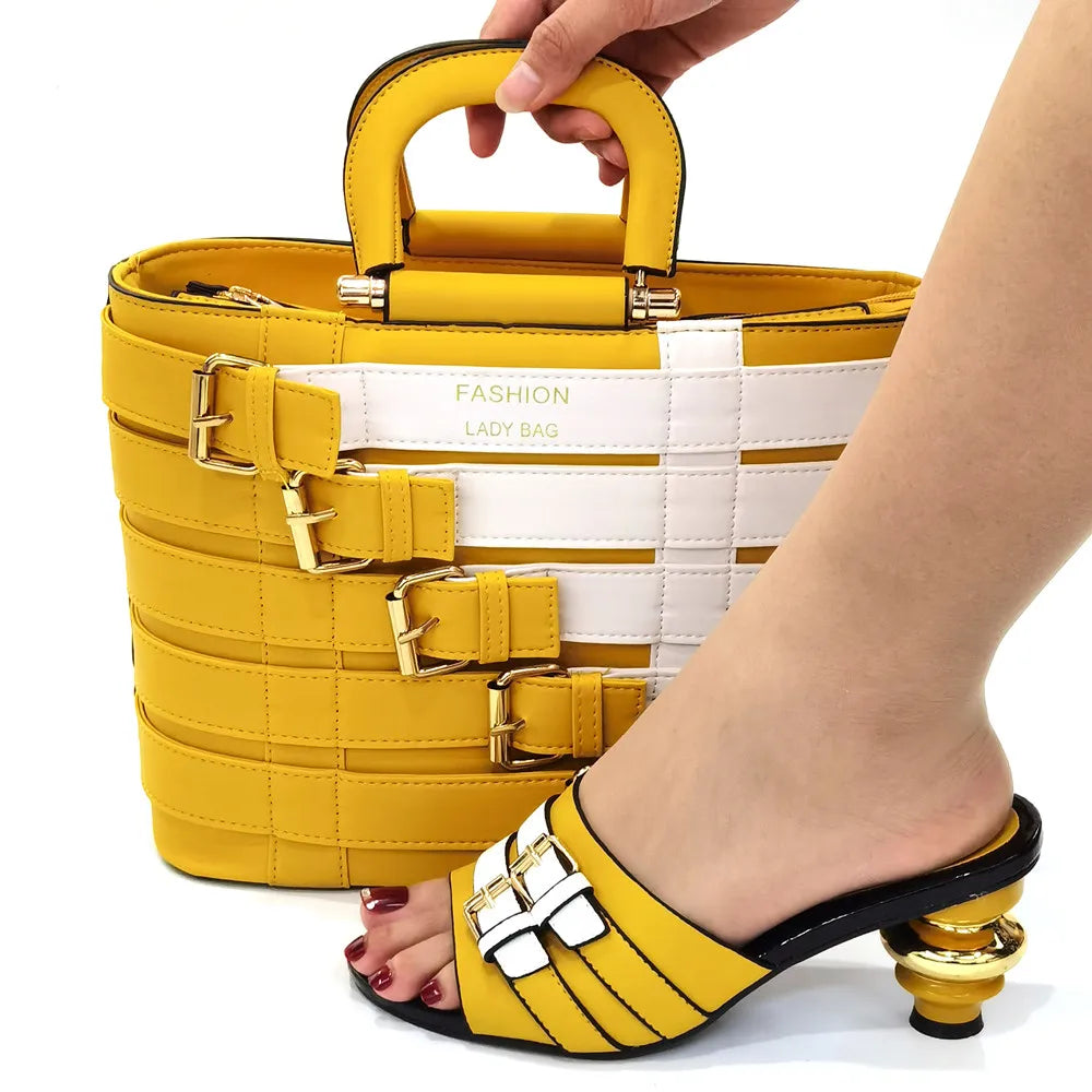 Zapatos y bolsos italianos a juego HOP1-25