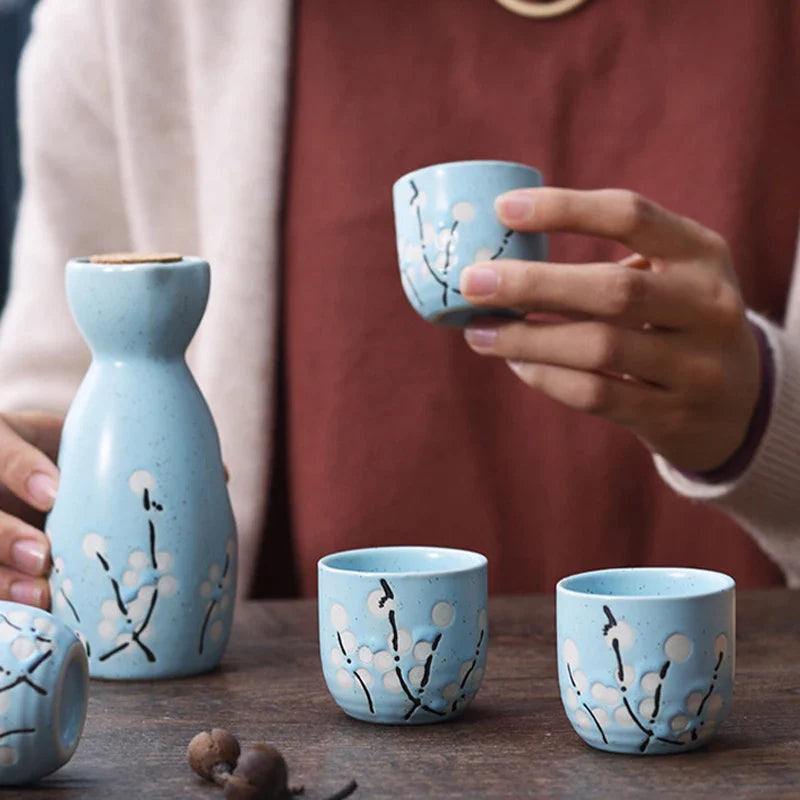 Juego de sake de cerámica