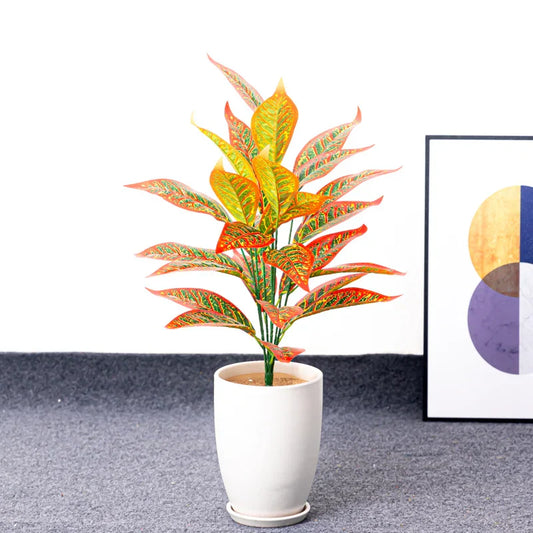 Dlight Decor 76cm Tropical Magnolia Palm Branch with 26 Leaves