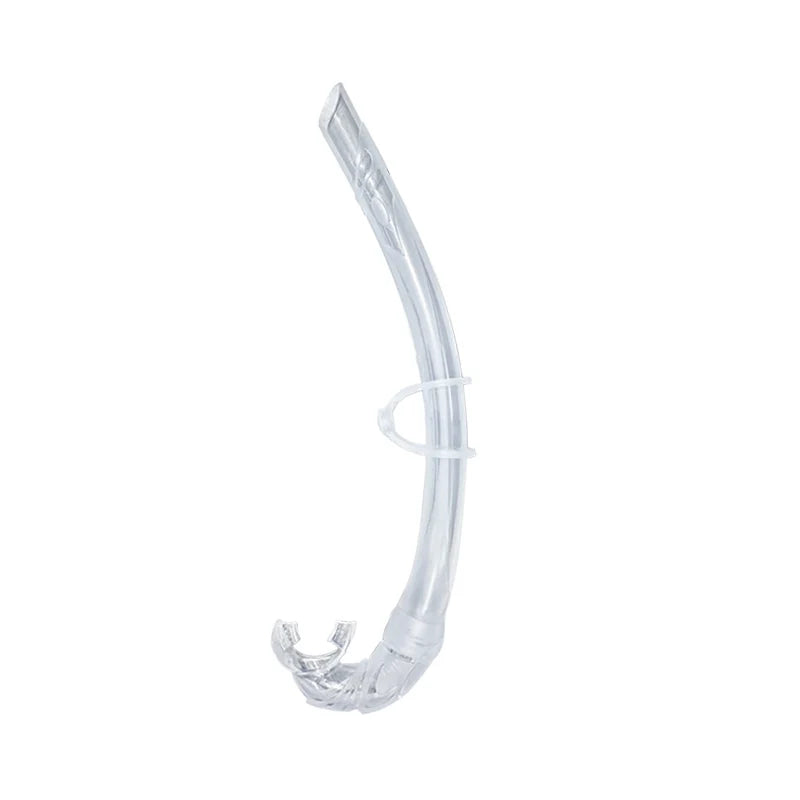 Free Full Silicone Snorkel Can Be Folded Arc-Bite Soft Comfortable Swimming Snorkel