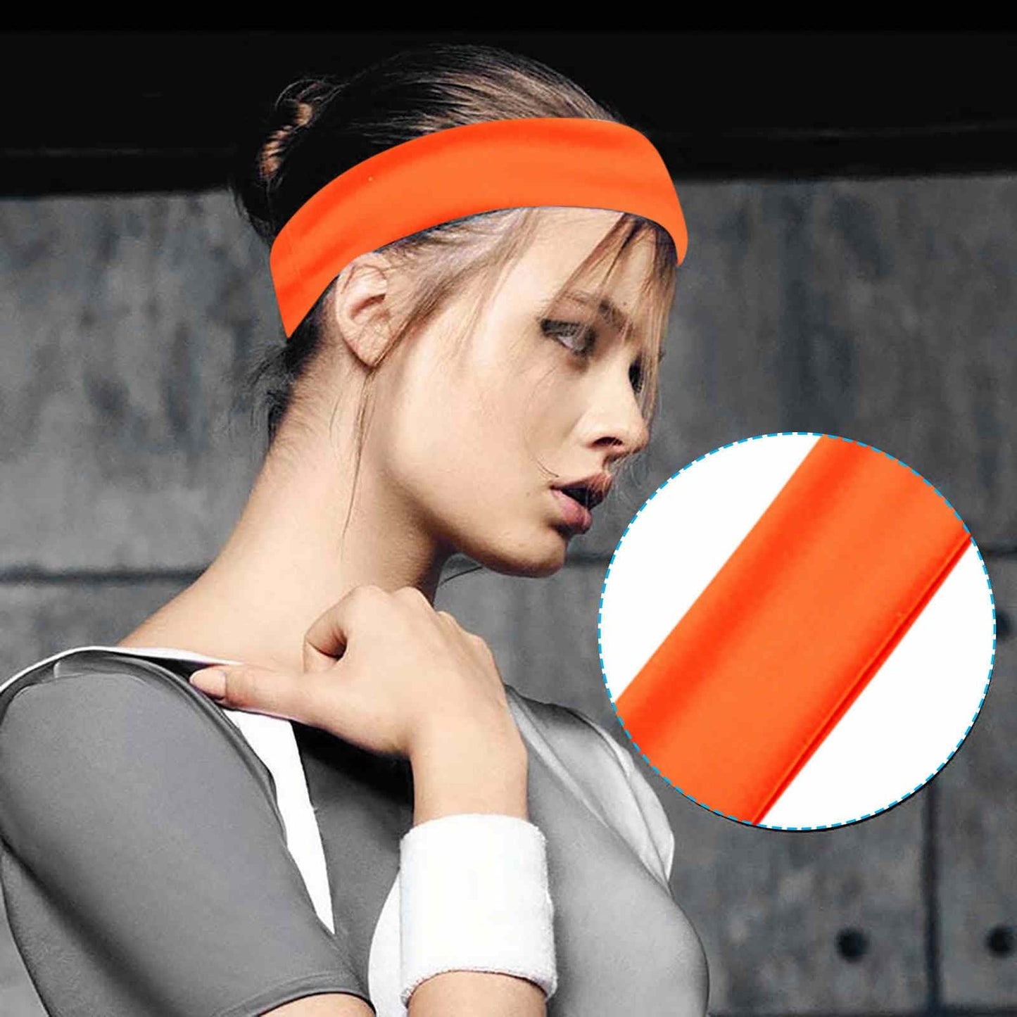 FlexFit Vibe Headband – Unisex Elastic Sports Hair Band for Fitness & Style