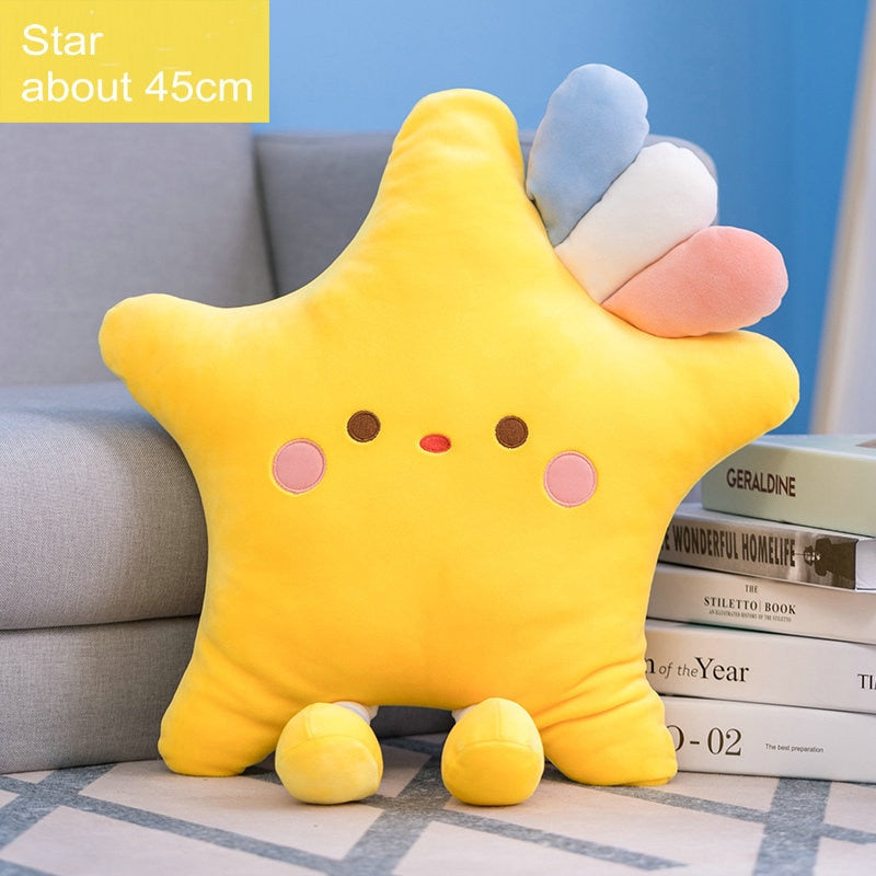 Nubes Arcoíris y Estrellas de Peluche