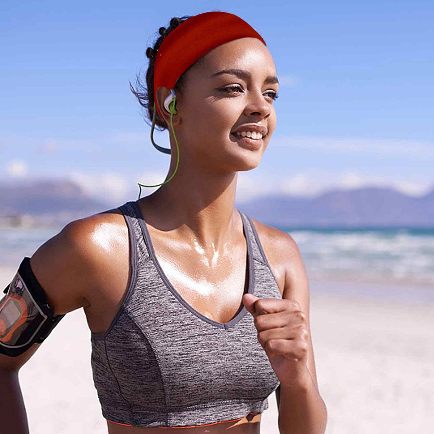 FlexFit Vibe Headband – Unisex Elastic Sports Hair Band for Fitness & Style