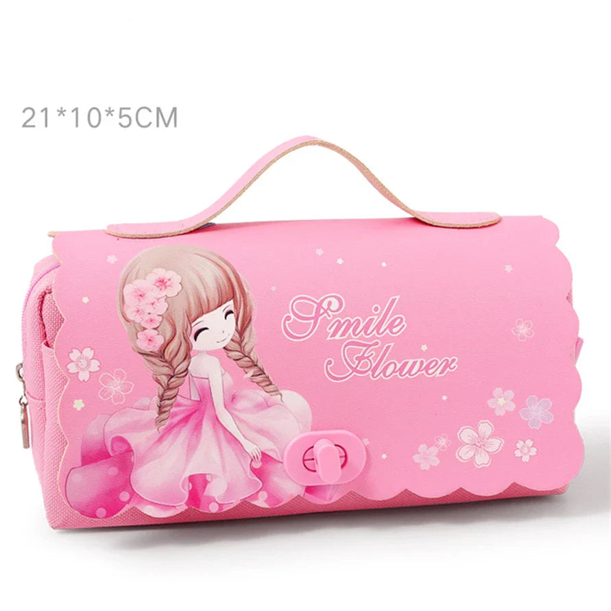 Estuches de lápices de niña kawaii