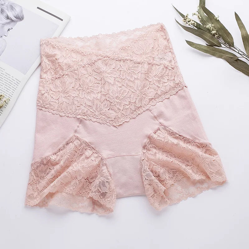 tangas women sexy high Rise Lace Panties Womens Plus Size Underwear,Cotton High Waist Pink Underwear Soft Comfortable Boyshort