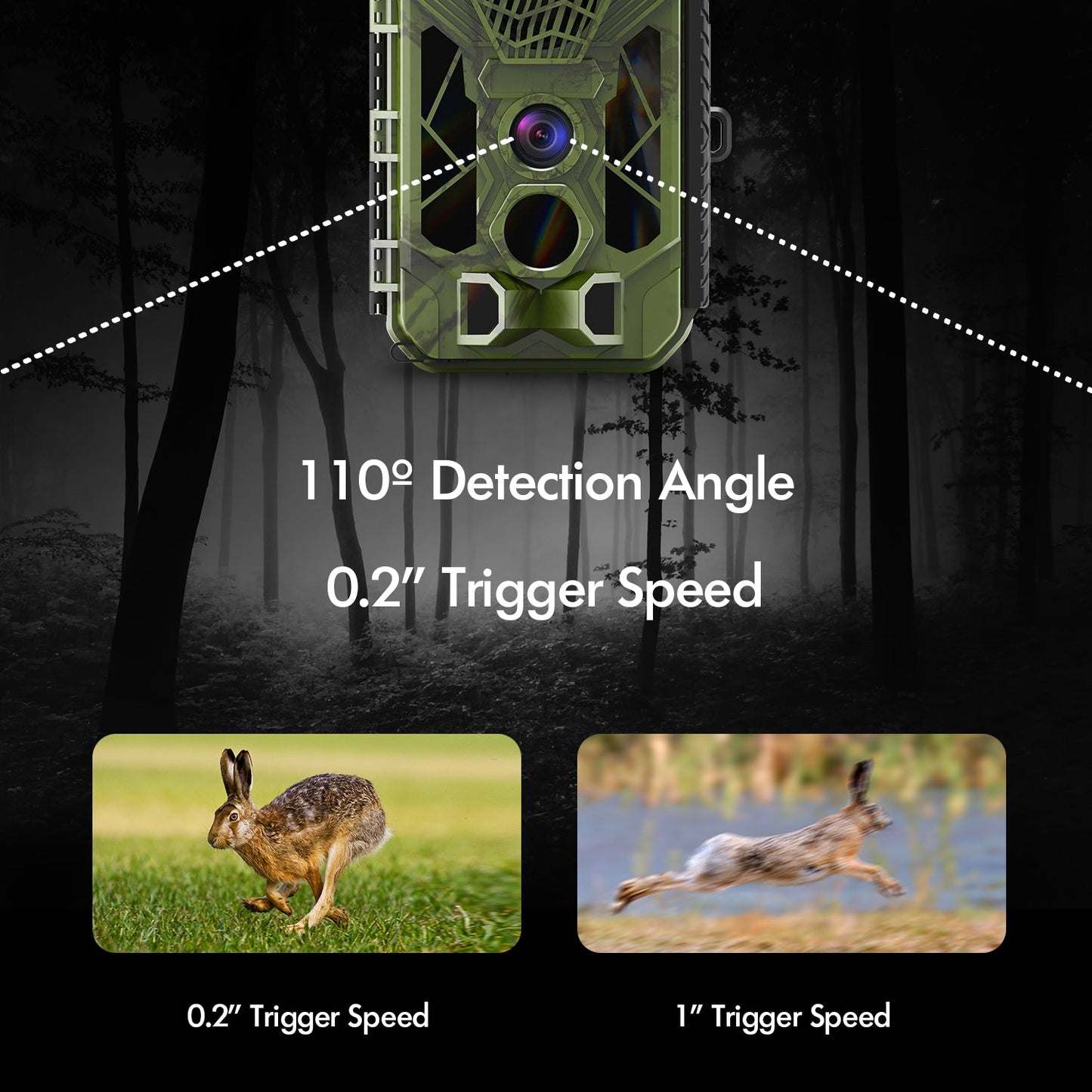 Cámara de Caza con Llamador Electrónico de Animales Rexing H3 Video 2.7K + Foto 20MP