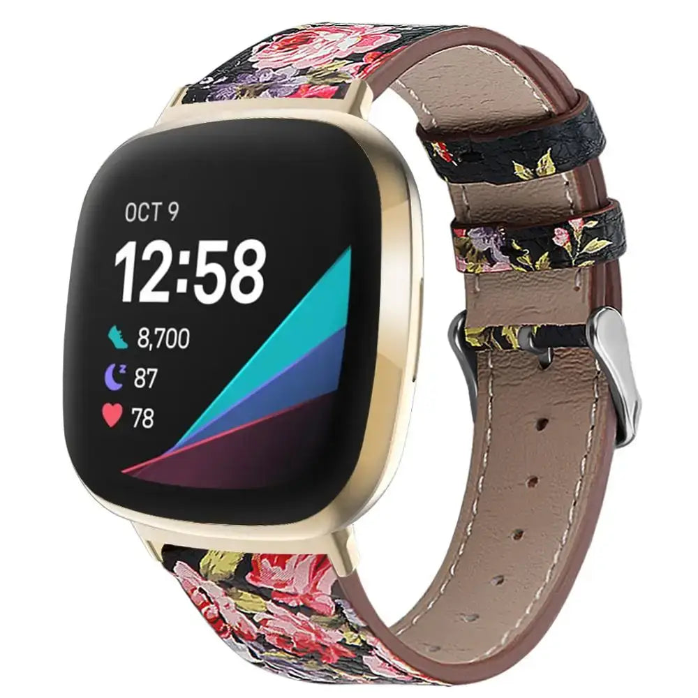 Fitbit Versa 4, Versa 3, Sense 2 & Sense Classic Leather Strap
