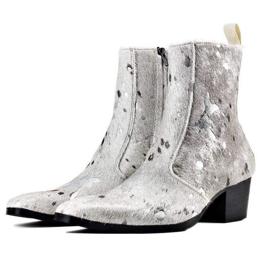 Leather Leopard Chelsea Boots for Stylish Comfort