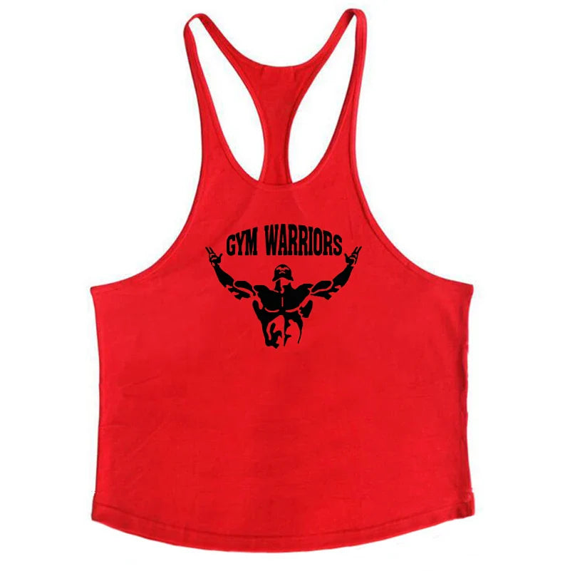 Camiseta Muscleguys sin mangas tipo tirantes finos para fitness