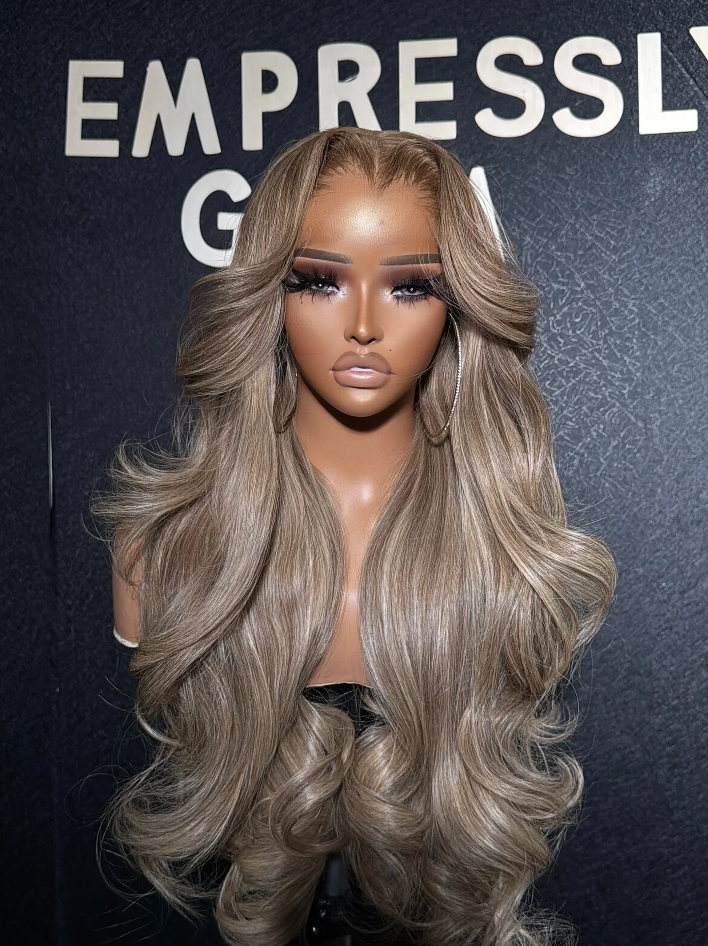 200Density Ash Blonde Balayage Luxury Wigs Raw Human Hair Glueless 13x6 13X4 for Swiss HD for Lace Frontal Wig Body Wave
