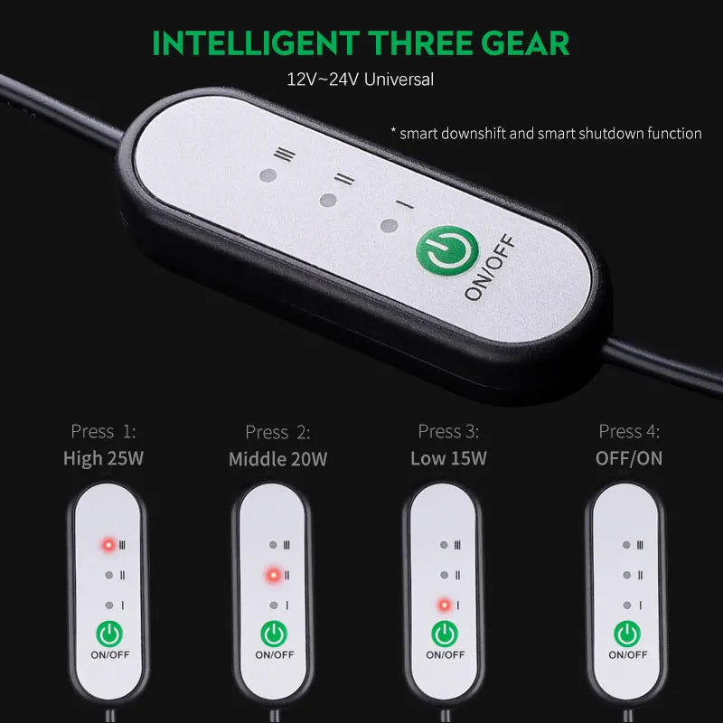 12-24V Heated Car Seat Cover – Fast Heating Flannel Seat Warmer Protector 25W