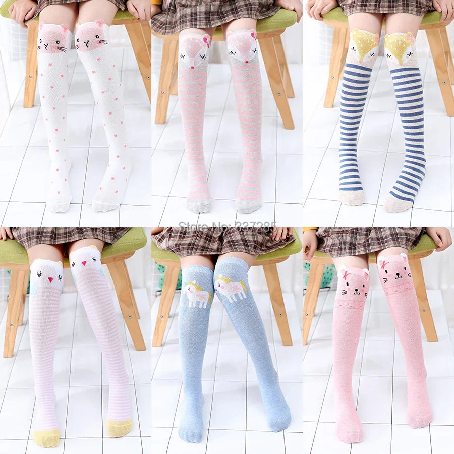 Adorable Kids' Knee High Socks