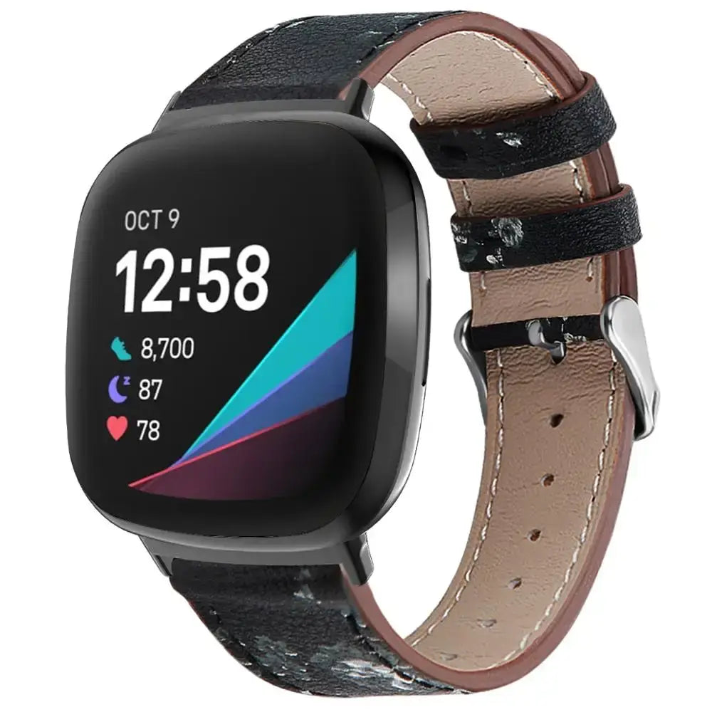 Fitbit Versa 4, Versa 3, Sense 2 & Sense Classic Leather Strap