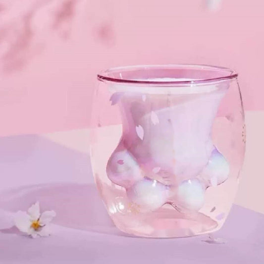 Taza Pata de Gato Flor de Cerezo