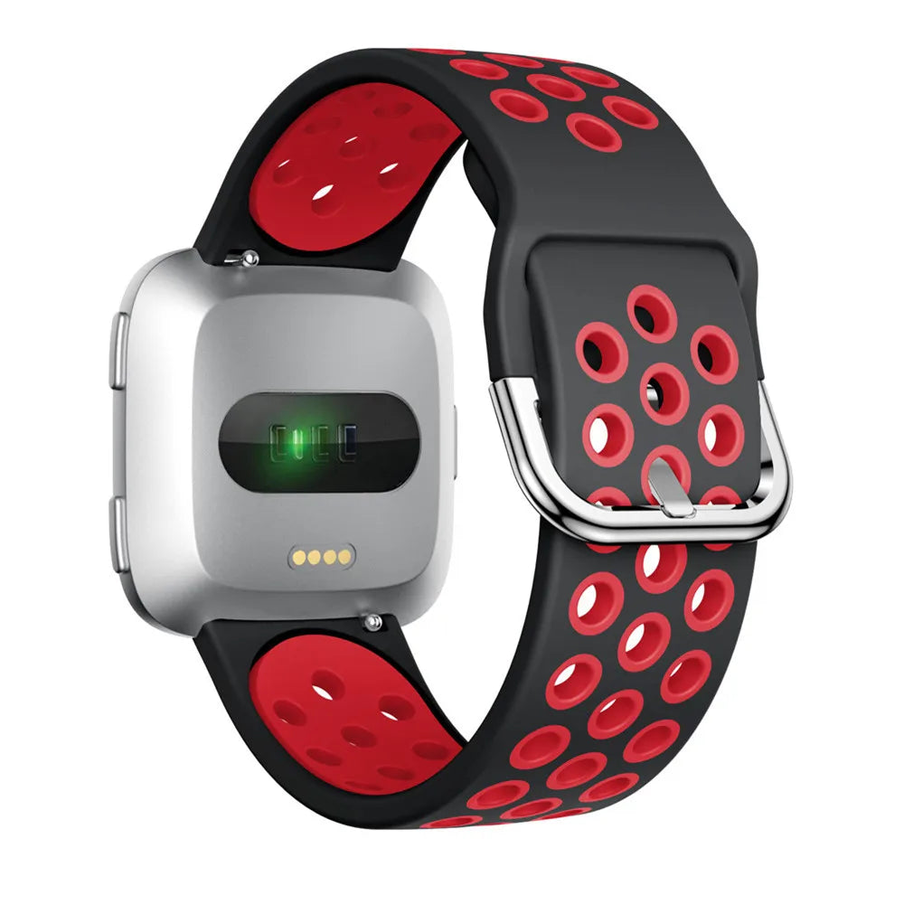 Breathable Silicone Fitbit Versa & Sense Bands