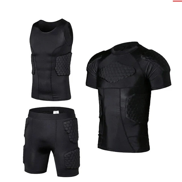 Sports Honeycomb Anti-Collision Suit Anti-Collision T-Shirt Shorts Football Cycling Sports Protective Gear