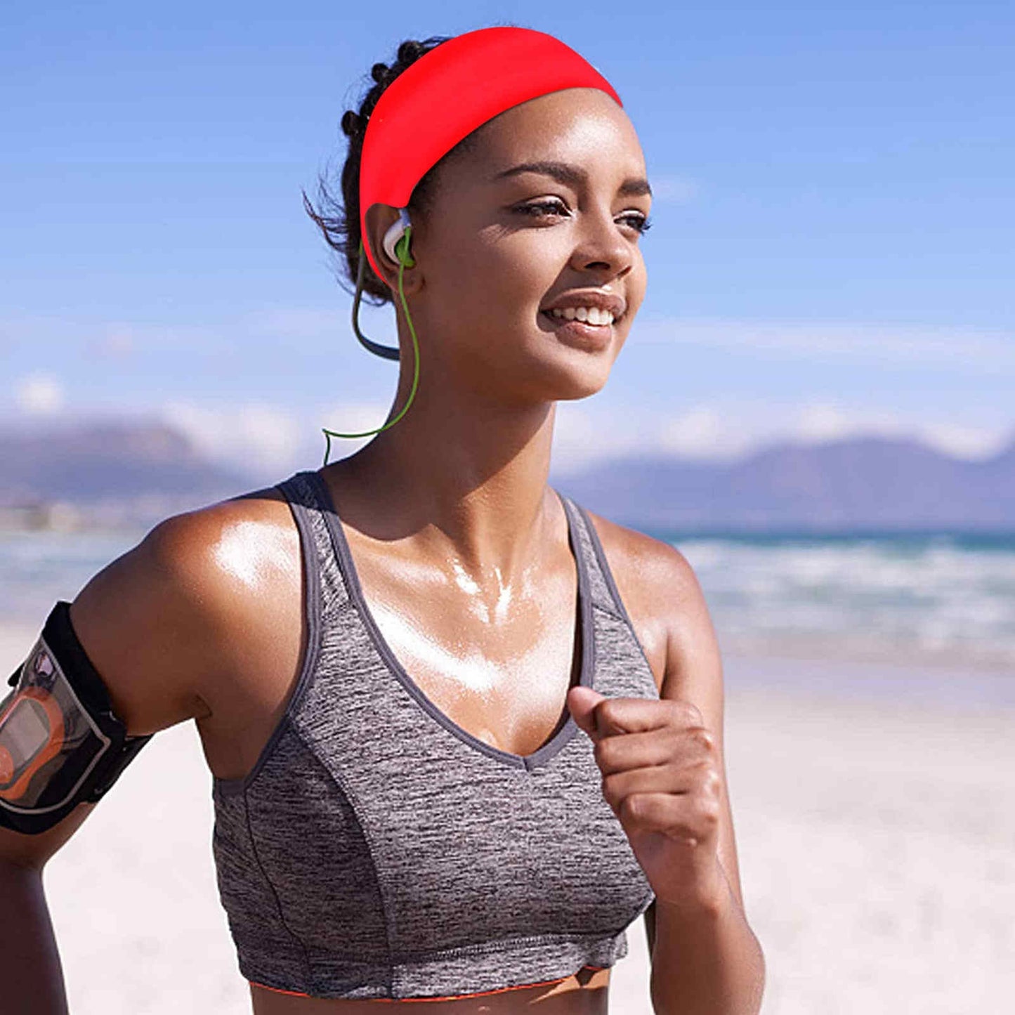 FlexFit Vibe Headband – Unisex Elastic Sports Hair Band for Fitness & Style