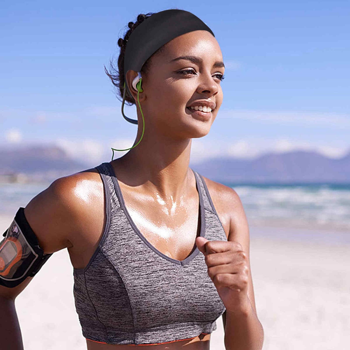 FlexFit Vibe Headband – Unisex Elastic Sports Hair Band for Fitness & Style