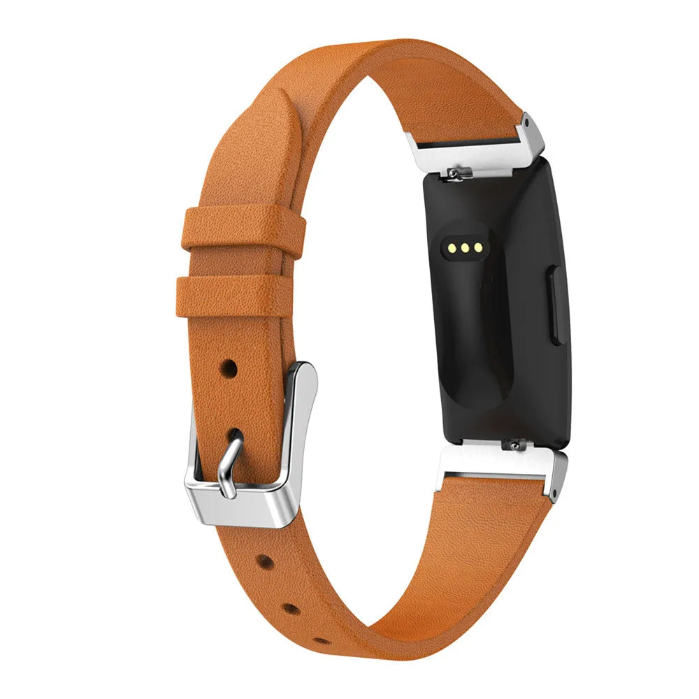 Fitbit Inspire 2, Inspire & Inspire HR Slim Leather Buckle Band
