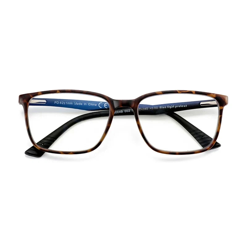 ZENOTTIC Fashion Square Anti Blue Light Blocking Reading Glasses Men Sport Readers Eyewear Unisex Anti Glare Computer Eyeglasses