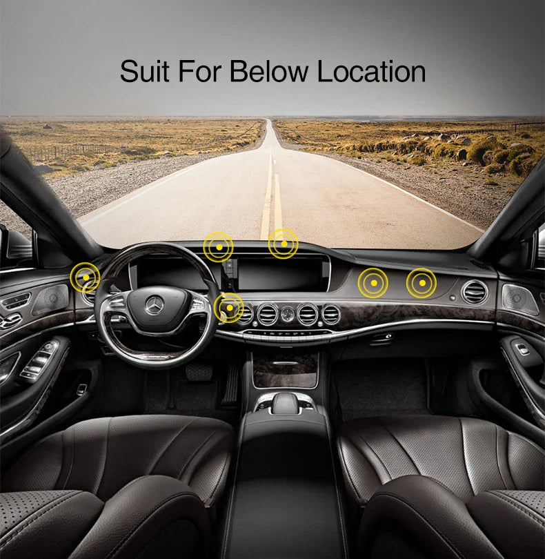 CAFELE Magnetic Car Phone Holder for iPhone 16 15 14 13 12 11 Car Mount Stand for Cell Phone Strong Magnet Power Aluminum Alloy