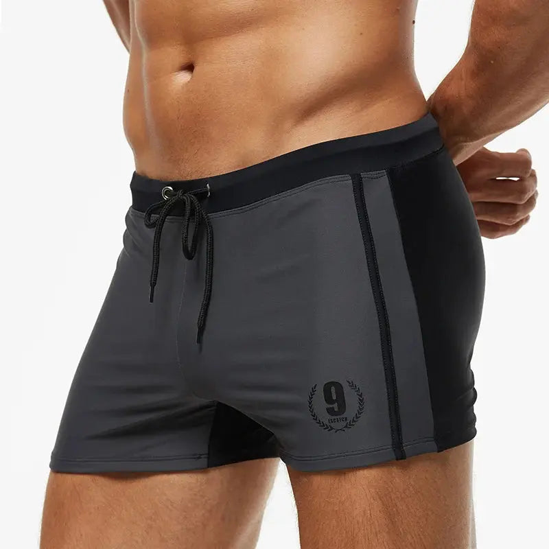 Men's Breathable Gym & Swim Shorts Adjustable Waist  Quick Dry