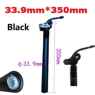Electric Folding Bike E-Bike Shock Seatpost 25.4mm 27.2mm 28.6mm 31.8mm 33.9mm Bicycle Folding Flipped Shock Absorber Seat Post