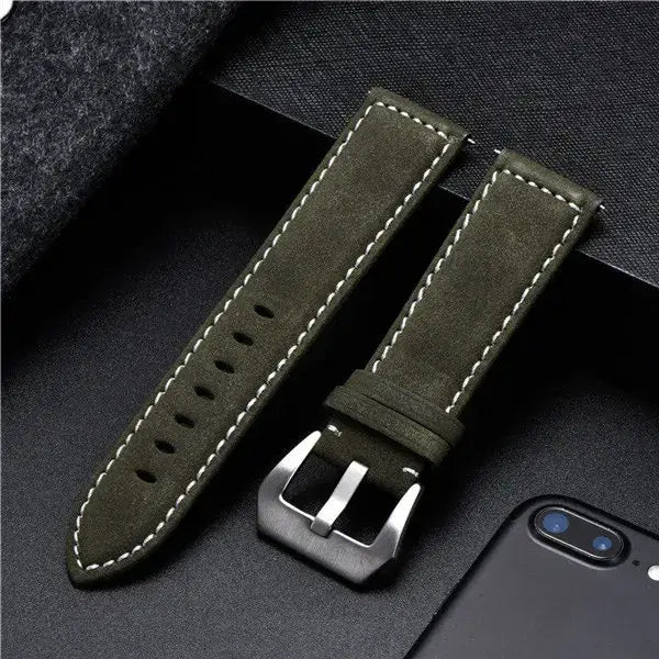 Samsung Galaxy Watch Leather Band - Classic Genuine Design