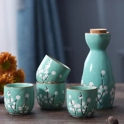 Juego de sake de cerámica