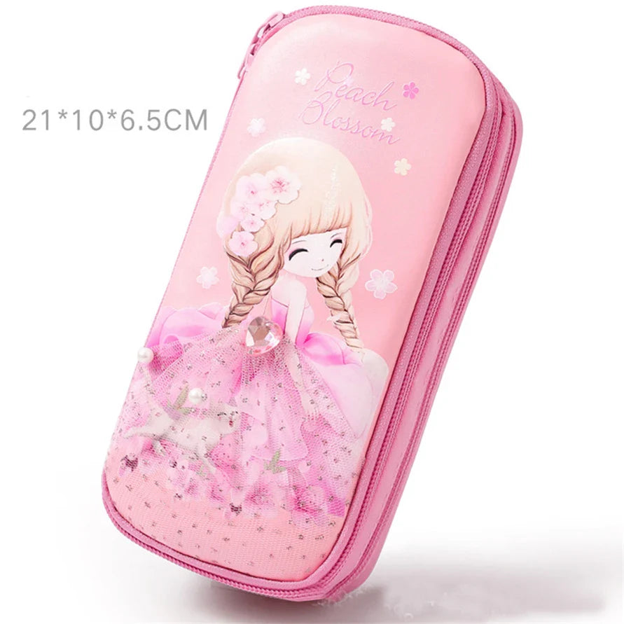 Estuches de lápices de niña kawaii